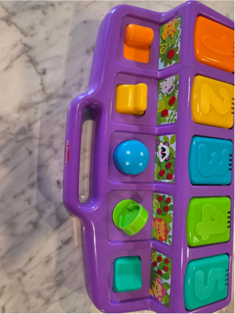 Playskool Baby Learning Toy Pop-Up Activity Center Purple Multicolor
